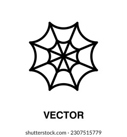 Spider web icon,vector illustration. vector spider web icon illustration isolated on White background.eps