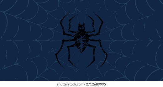 ARAÑA EN EL WEB ELEMENTOS DE ILUSTRACIÓN