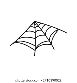 Design de ícone de ilustração da teia de aranha