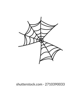 Design de ícone de ilustração da teia de aranha