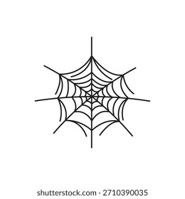 Design de ícone de ilustração da teia de aranha
