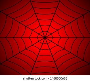 Spider web illustration, Vector cobweb