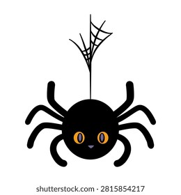 Spider web insect halloween handdrawn arachnid creepy