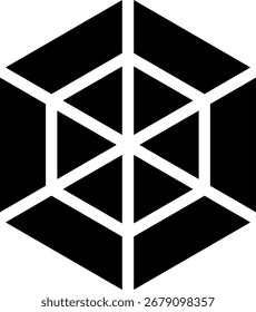spider web line style icon design