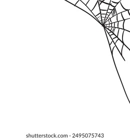 Líneas de Web de araña Formas geométricas abstracto negro ilustración de fondo