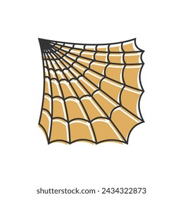 Spider web logo design with modern concept
