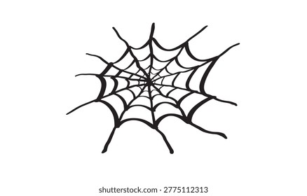 Spider web object icon black color happy halloween day 31 day date october month spider web happy halloween day horror ghost scarey trick or treat tattoo fear ghost border happy halloween day banner 