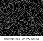 spider web pattern continuous vector pattern trend black white design