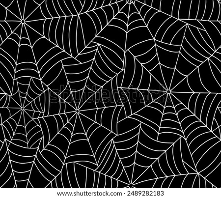 spider web pattern continuous vector pattern trend black white design