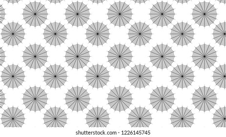 spider web pattern design isolated on white background