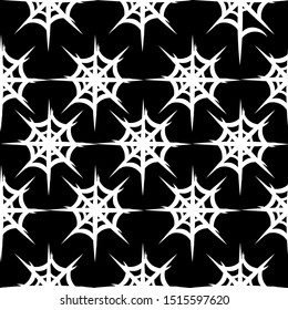 Spider web pattern. Halloween Design for gift wrapping, clothes, posters.
