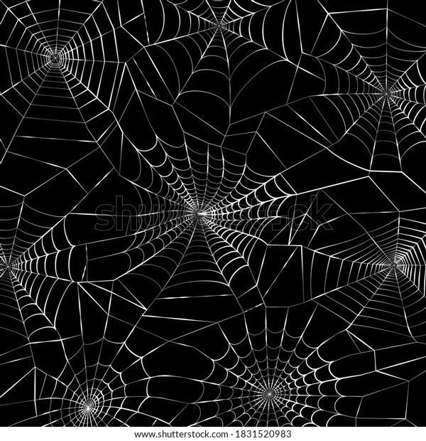 Spider Web Pattern Template Halloween Decoration Stock Vector (Royalty ...