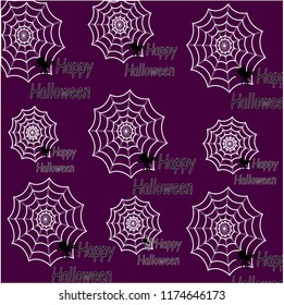 Spider web pattern for your design. Happy Halloween.