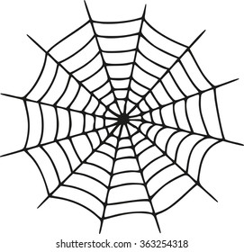 Spider web realistic