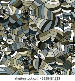 Spider web seamless pattern. Vector stock illustration eps10.