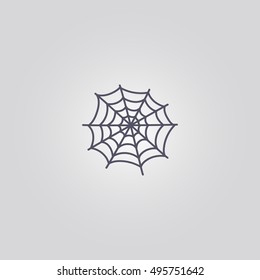 spider web sign. icon design