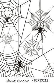 spider web silhouette