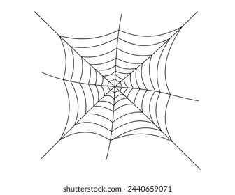 spider web, spiderweb for halloween illustration