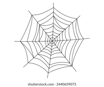 spider web, spiderweb for halloween illustration