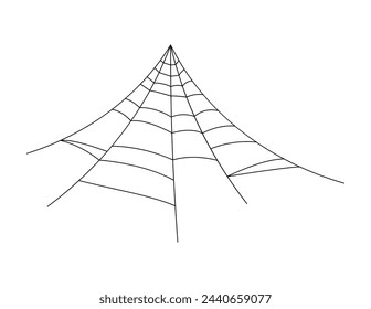 spider web, spiderweb for halloween illustration