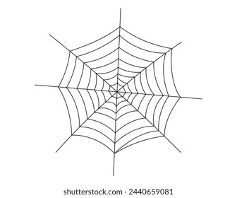 spider web, spiderweb for halloween illustration