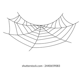 spider web, spiderweb for halloween illustration