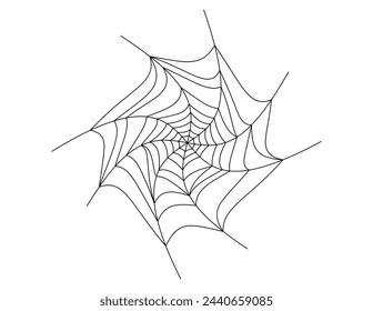 spider web, spiderweb for halloween illustration