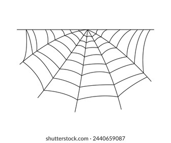 spider web, spiderweb for halloween illustration