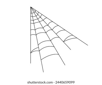 spider web, spiderweb for halloween illustration