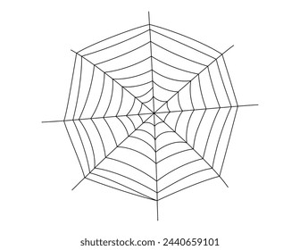 spider web, spiderweb for halloween illustration