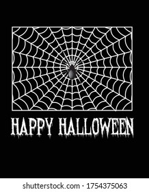 Spider web t shirt spider 