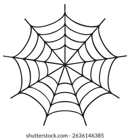 spider web vector, spider and web