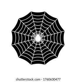 Spider web vector. editable icon. Vector Illustration