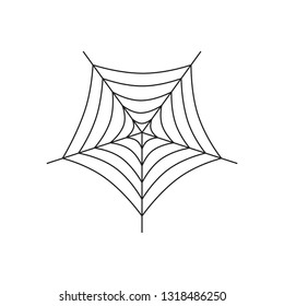 Spider web vector eps icon