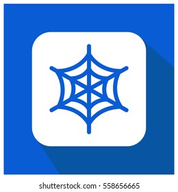 Spider web vector icon