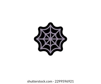Icono vectorial web de araña. Ilustración de Emoji. Emoticono vectorial de araña aislada