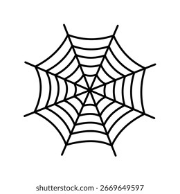Web de araña - Ilustración vectorial