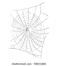 spider web vector symbol icon design. Beautiful illustration isolated on white background
