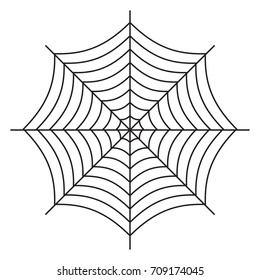 Spider Web Vector Symbol Icon Design Stock Vector (Royalty Free ...