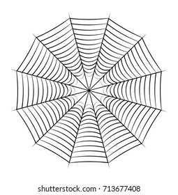 spider web vector symbol icon design. Beautiful illustration isolated on white background

