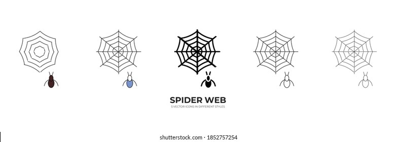 spider web vector type icon