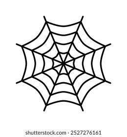 ícone teias de aranha ilustração de vetor plana