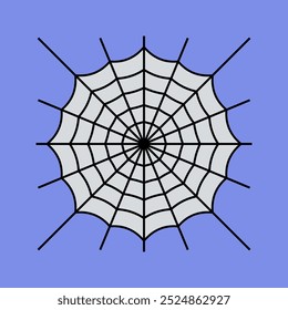 Icono de Spider Webs Ilustración Estilo de diseño plano