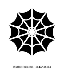 Spider webs icon on white background