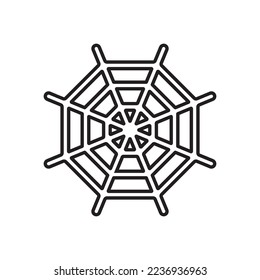 Spider webs icon vector illustration logo design