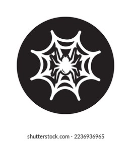 Spider webs icon vector illustration logo design