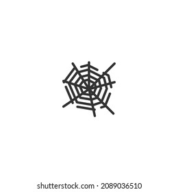 Spider webs line icon, outline vector sign, pixel perfect icon