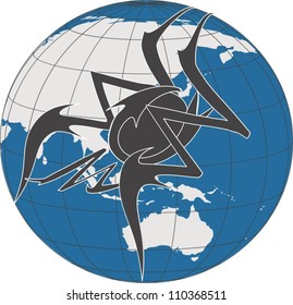 Spider of world wide web.