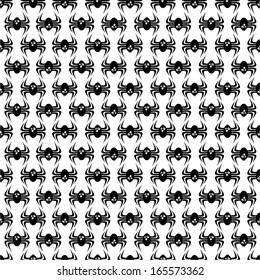 Spiders. Seamless pattern.