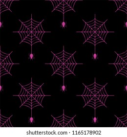 Spiders and Spider Webs Background.